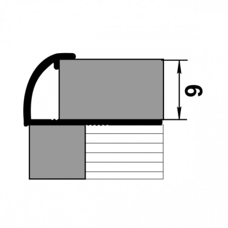 Профиль окантовочный ПК 03-9