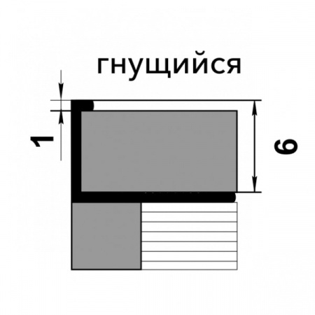 Профиль оконтовочный ПК 02-6