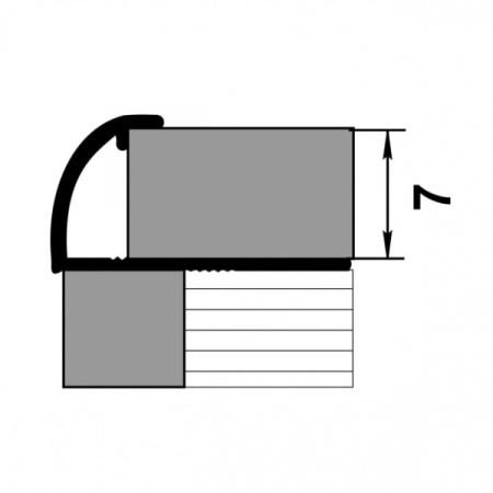 Профиль окантовочный ПК 03-7