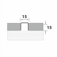 Разделительный профиль ПП 01-15