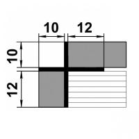 Профиль для кафельной плитки ПП 03