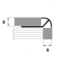 Угловой для плитки внеш. ПУ  20-8