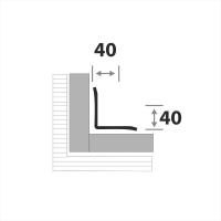 Профиль угловой внутренний УП 15-1