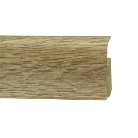 Плинтус с мягким краем со съемной панелью 80 мм