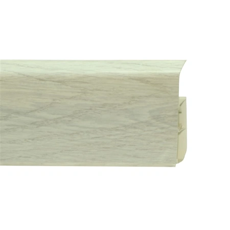 Плинтус с мягким краем со съемной панелью 80 мм