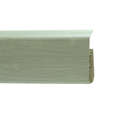 Плинтус с мягким краем со съемной панелью 80 мм