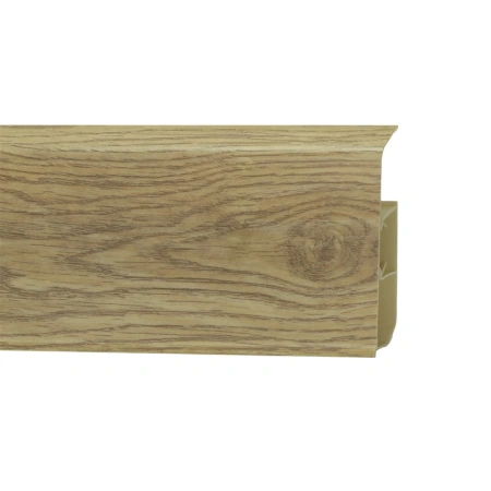 Плинтус с мягким краем со съемной панелью 80 мм