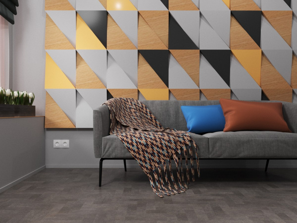 Кварц-виниловая плитка Fine Floor Stone Small Plank Лаго-Верде FF-499