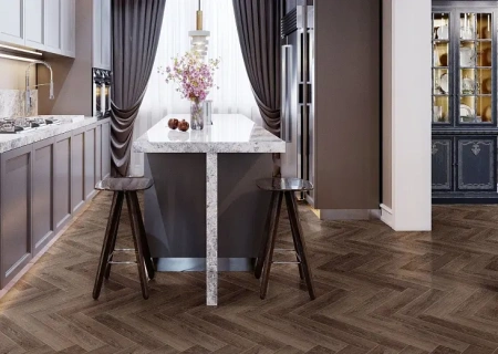 SPC ламинат Cronafloor Herringbone Дуб Тулуза H001