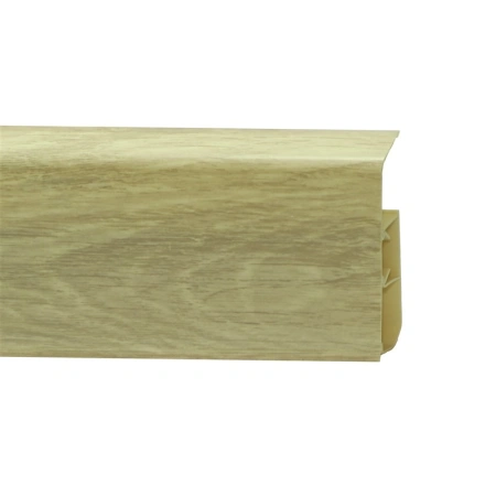 Плинтус с мягким краем со съемной панелью 80 мм