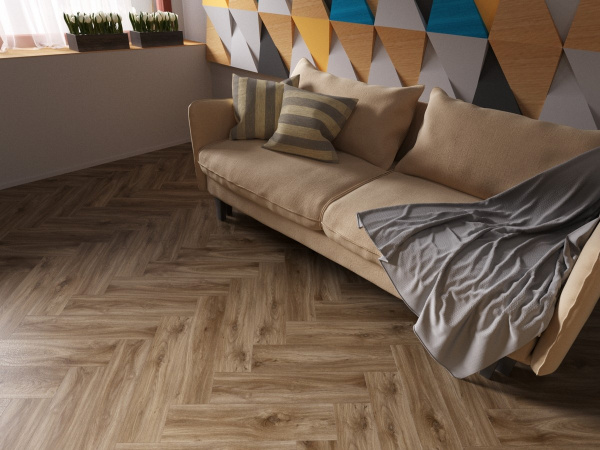 Кварц-виниловая плитка Fine Floor Rich Short Plank Дуб Лувр FF-004