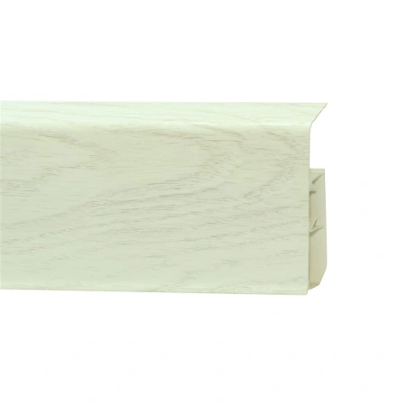 Плинтус с мягким краем со съемной панелью 80 мм