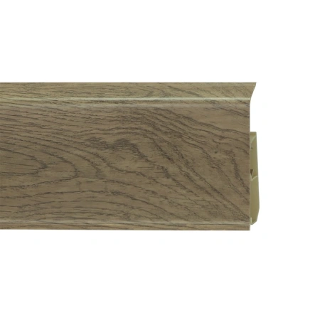 Плинтус с мягким краем со съемной панелью 80 мм