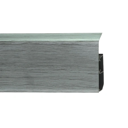 Плинтус с мягким краем со съемной панелью 80 мм