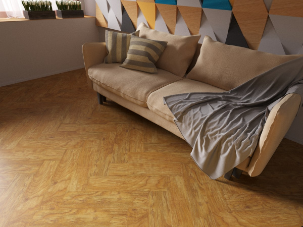 Кварц-виниловая плитка Fine Floor Rich Short Plank Пекан Барроу FF-067