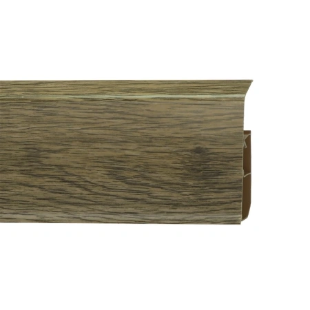 Плинтус с мягким краем со съемной панелью 80 мм