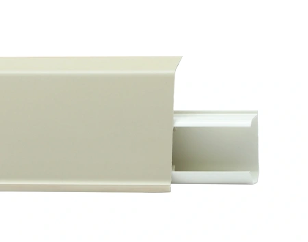 Плинтус с мягким краем со съемной панелью 55 мм