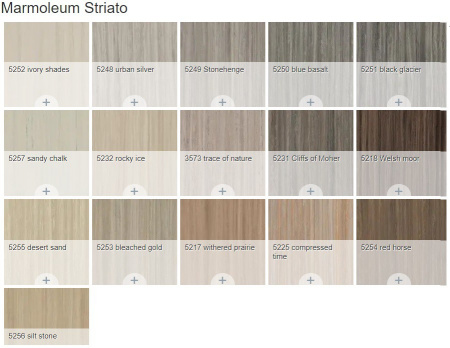 Натуральный линолеум Мармолеум Стриато 5249 Stonehenge