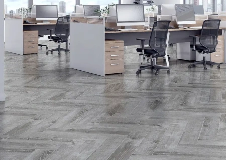 SPC ламинат Cronafloor Herringbone Дуб Страсбург H005