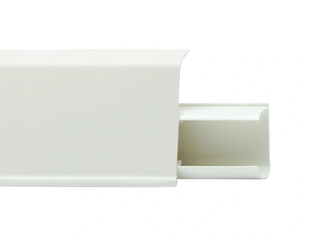 Плинтус с мягким краем со съемной панелью 55 мм