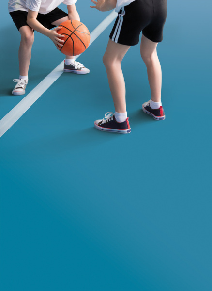 Спортивный линолеум Profi коллекция Bigfoot 4.3/0.6 OCEAN BLUE