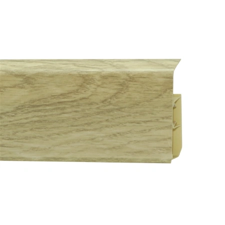 Плинтус с мягким краем со съемной панелью 80 мм