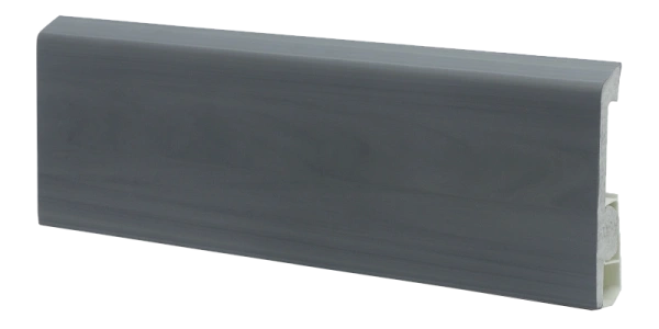 Плинтус напольный WINART PRO HDPS Серия QUADRO PRO 80 мм