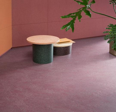 Натуральный линолеум 3272 plum (Forbo Marmoleum Real)