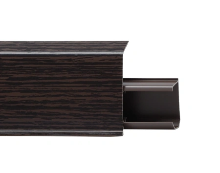 Плинтус с мягким краем со съемной панелью 55 мм