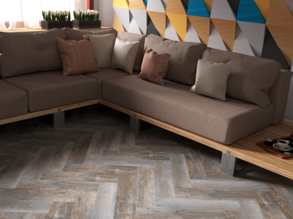 Кварц-виниловая плитка Fine Floor Wood Short Plank Дуб Этна FF-418